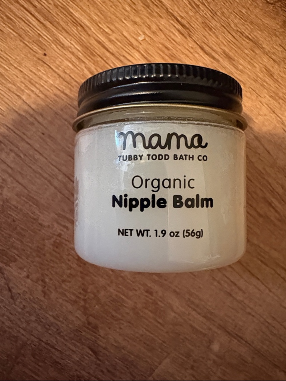 NWT Mama Tubby Todd Bath Co Organic Nipple Balm 1.9 Oz